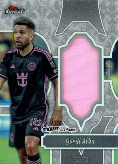 Sticker Jordi  Alba  - Finest MLS 2024-2025
 n. FF-JA - Topps