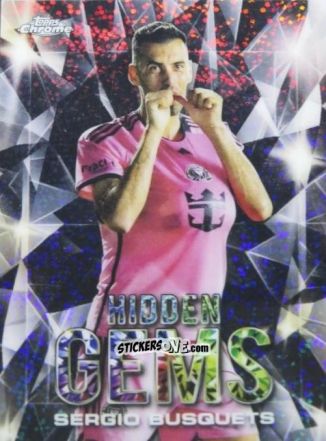 Cromo Sergio Busquets - Finest MLS 2024-2025
 n. HG-4 - Topps