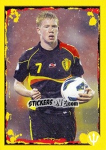 Sticker Serbia-Belgium: Kevin De Bruyne - Belgian Red Devils 2014 n. 11 - Panini