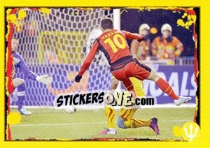 Sticker Belgium-Macedonia: Eden Hazard - Belgian Red Devils 2014 - Panini