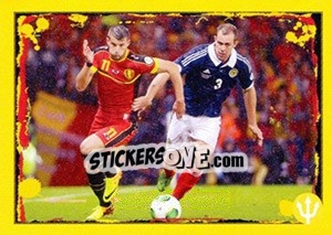Sticker Scotland-Belgium: Kevin Mirallas - Belgian Red Devils 2014 - Panini
