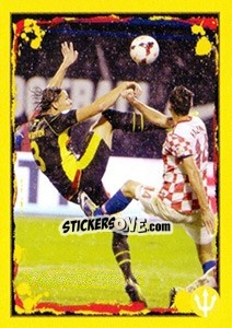 Sticker Croatia-Belgium: Daniel Van Buyten