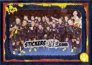 Cromo Croatia-Belgium: Team photo - Belgian Red Devils 2014 - Panini