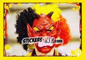 Sticker Celebrate football! Pictures of fans. - Belgian Red Devils 2014 n. 37 - Panini