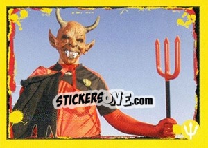 Sticker Celebrate football! Pictures of fans. - Belgian Red Devils 2014 n. 39 - Panini