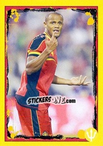 Sticker Vincent Kompany - Belgian Red Devils 2014 n. 45 - Panini