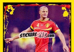 Sticker Vincent Kompany - Belgian Red Devils 2014 n. 46 - Panini