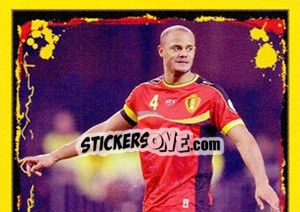 Cromo Vincent Kompany - Belgian Red Devils 2014 - Panini