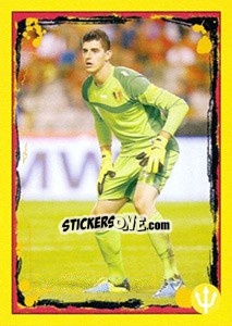 Sticker Thibaut Courtois - Belgian Red Devils 2014 n. 50 - Panini