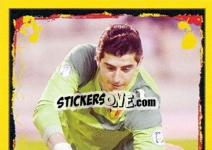 Sticker Thibaut Courtois - Belgian Red Devils 2014 n. 51 - Panini