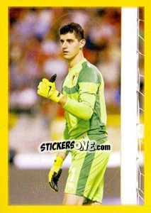 Sticker Thibaut Courtois - Belgian Red Devils 2014 n. 53 - Panini