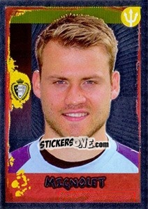 Sticker Simon Mignolet - Belgian Red Devils 2014 n. 54 - Panini