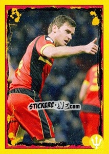 Sticker Nicolas Lombaerts - Belgian Red Devils 2014 - Panini