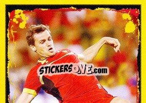 Sticker Nicolas Lombaerts - Belgian Red Devils 2014 - Panini