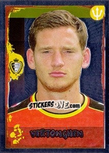 Sticker Jan Vertonghen - Belgian Red Devils 2014 n. 84 - Panini
