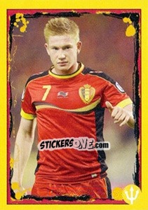 Cromo Kevin De Bruyne - Belgian Red Devils 2014 - Panini