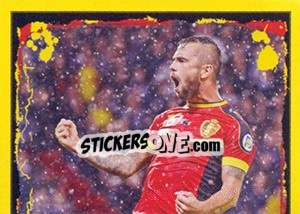 Sticker Steven Defour - Belgian Red Devils 2014 - Panini