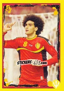 Sticker Marouane Fellaini - Belgian Red Devils 2014 n. 110 - Panini