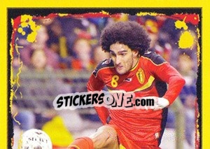 Sticker Marouane Fellaini - Belgian Red Devils 2014 n. 111 - Panini