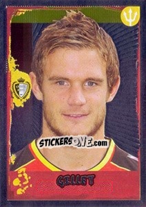 Sticker Guillaume Gillet - Belgian Red Devils 2014 - Panini