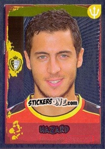 Sticker Eden Hazard - Belgian Red Devils 2014 n. 119 - Panini