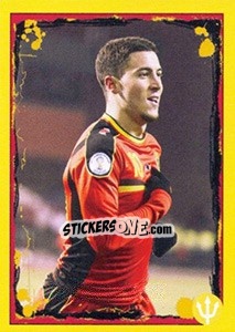 Sticker Eden Hazard - Belgian Red Devils 2014 n. 120 - Panini