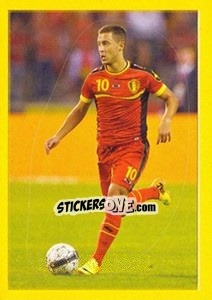 Sticker Eden Hazard - Belgian Red Devils 2014 - Panini