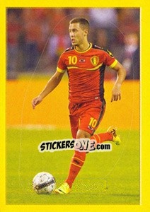 Sticker Eden Hazard - Belgian Red Devils 2014 n. 123 - Panini