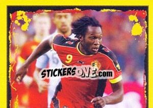 Sticker Romelu Lukaku - Belgian Red Devils 2014 n. 141 - Panini