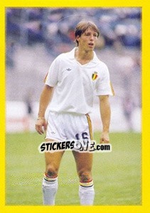 Sticker 1986 Nico Claesen