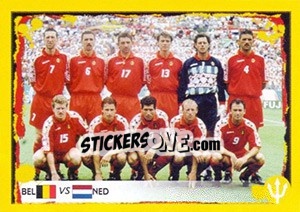 Sticker 1994 Belgium-Netherlands (Team photo) - Belgian Red Devils 2014 - Panini