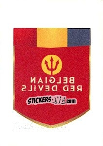 Sticker Belgian Red Devils (Vertical) - Belgian Red Devils 2014 n. T1 - Panini
