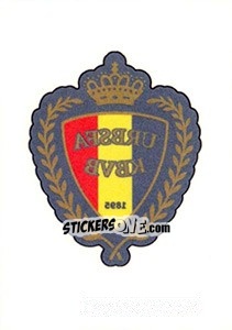 Sticker Belgian F.A. Crest - Belgian Red Devils 2014 n. T3 - Panini