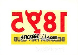 Sticker 1895 - Belgium Fan Club - Belgian Red Devils 2014 n. T4 - Panini