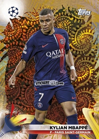Sticker Kylian Mbappé - Carnaval Edition UEFA Club Competitions 2023-2024
 n. 8 - Topps