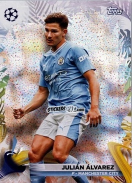Sticker Julian Alvarez - Carnaval Edition UEFA Club Competitions 2023-2024
 n. 74 - Topps