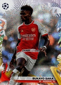 Sticker Bukayo Saka - Carnaval Edition UEFA Club Competitions 2023-2024
 n. 81 - Topps