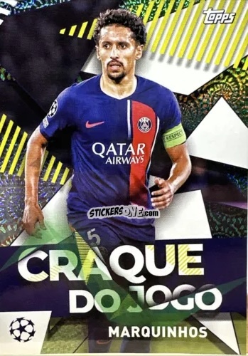 Sticker Marquinhos - Carnaval Edition UEFA Club Competitions 2023-2024
 n. CJ-13 - Topps