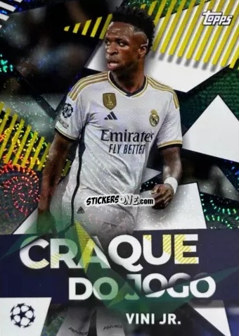 Sticker Vini Jr. - Carnaval Edition UEFA Club Competitions 2023-2024
 n. CJ-7 - Topps