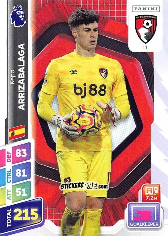 Figurina Kepa Arrizabalaga - English Premier League 2024-2025. Adrenalyn XL Plus
 n. 11 - Panini