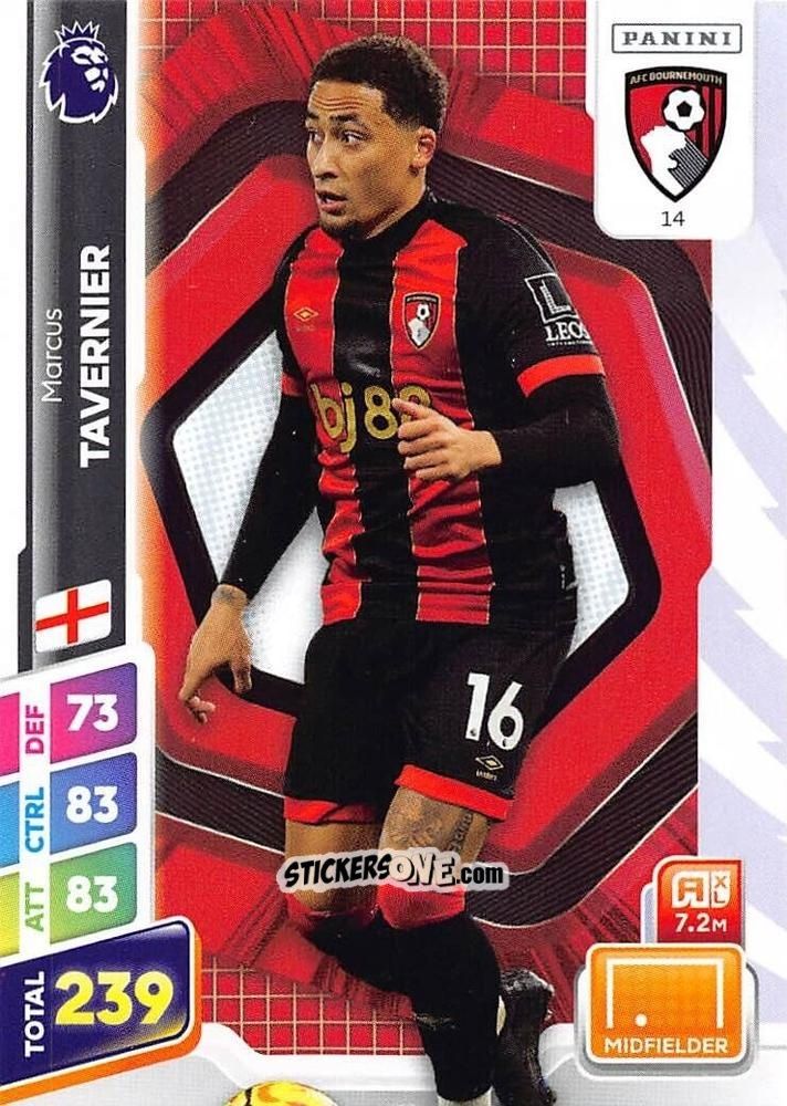 Sticker Marcus Tavernier - English Premier League 2024-2025. Adrenalyn XL Plus
 n. 14 - Panini