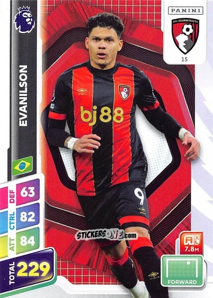 Figurina Evanilson - English Premier League 2024-2025. Adrenalyn XL Plus
 n. 15 - Panini