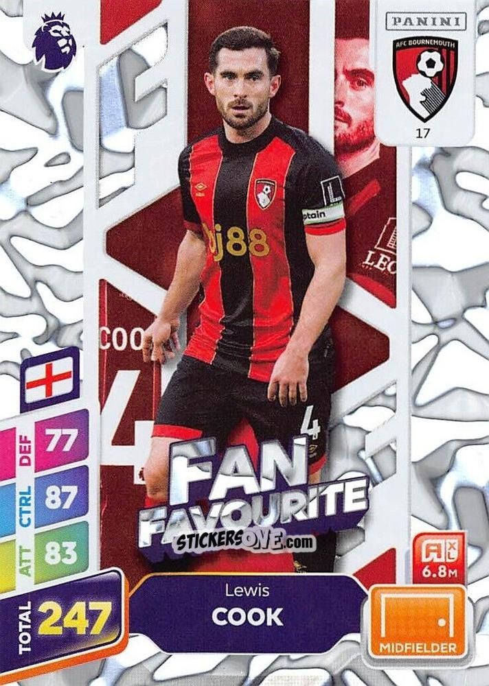 Sticker Lewis Cook - English Premier League 2024-2025. Adrenalyn XL Plus
 n. 17 - Panini