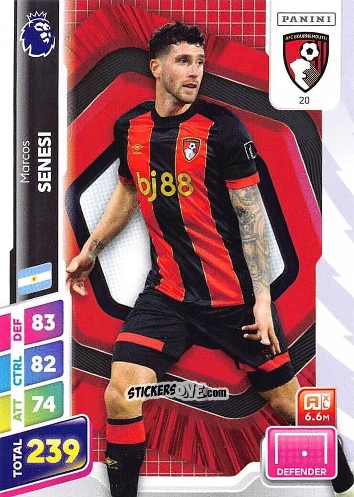 Sticker Marcos Senesi - English Premier League 2024-2025. Adrenalyn XL Plus
 n. 20 - Panini