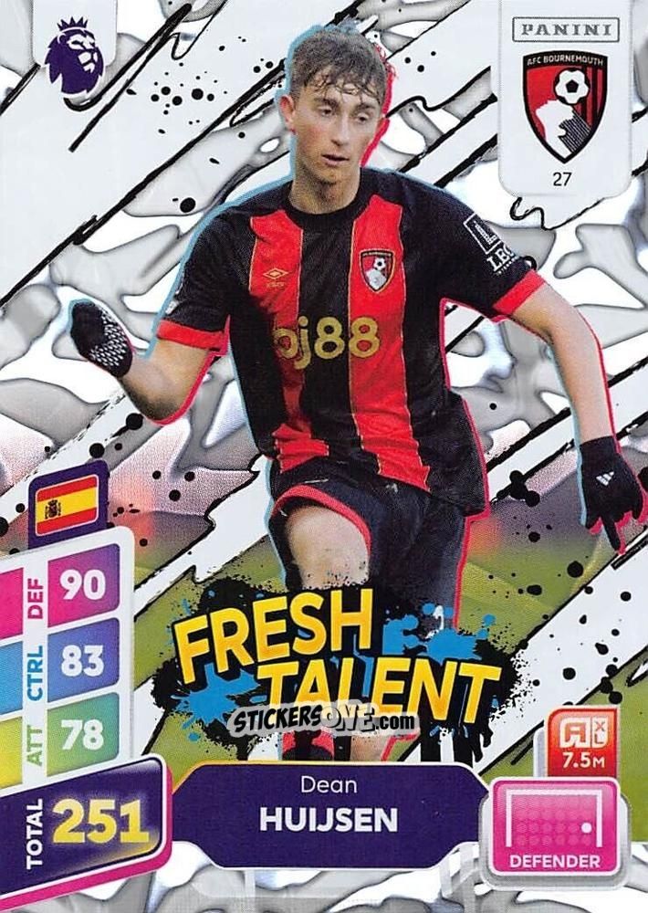 Sticker Dean Huijsen - English Premier League 2024-2025. Adrenalyn XL Plus
 n. 27 - Panini