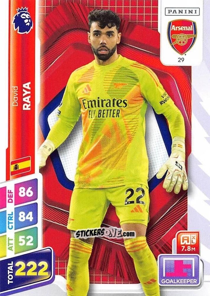 Sticker David Raya - English Premier League 2024-2025. Adrenalyn XL Plus
 n. 29 - Panini