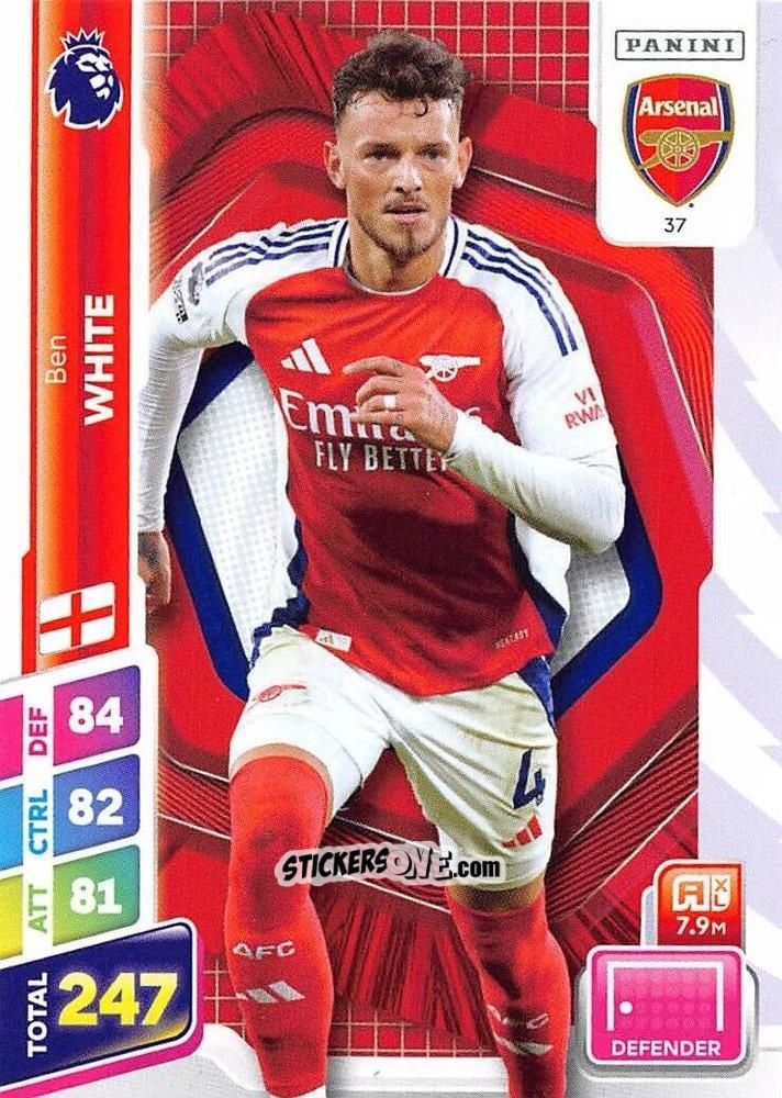 Sticker Ben White - English Premier League 2024-2025. Adrenalyn XL Plus
 n. 37 - Panini