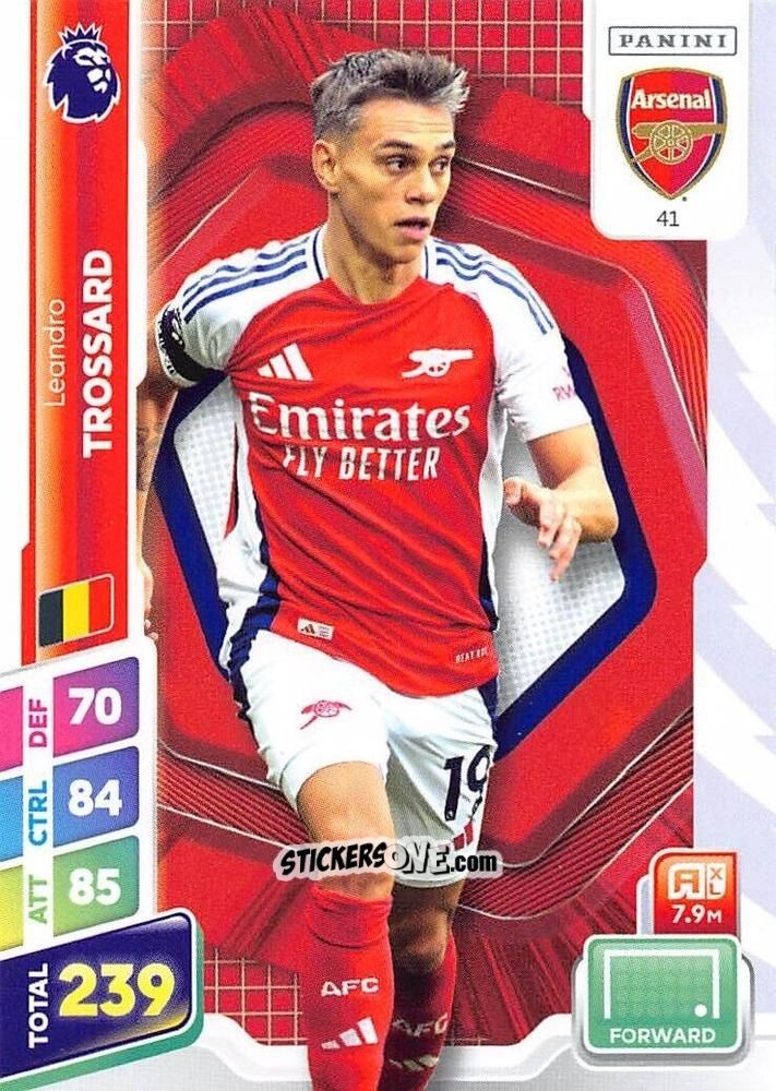 Sticker Leandro Trossard - English Premier League 2024-2025. Adrenalyn XL Plus
 n. 41 - Panini