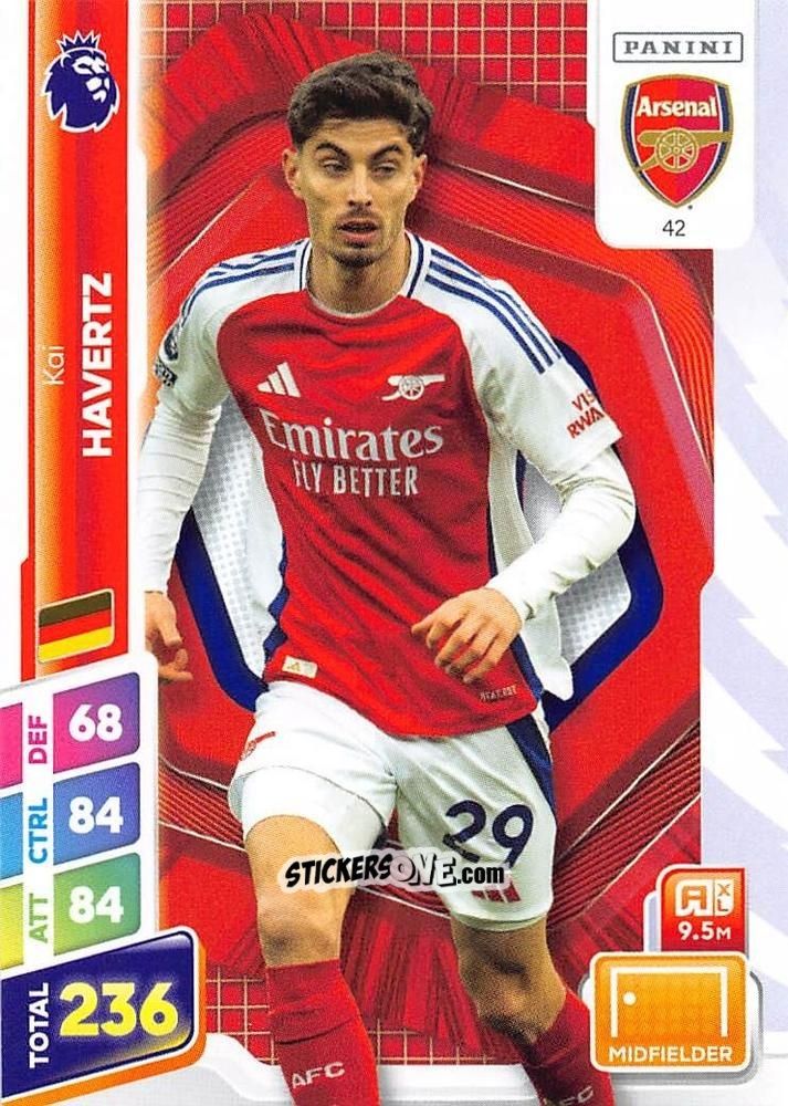 Cromo Kai Havertz - English Premier League 2024-2025. Adrenalyn XL Plus
 n. 42 - Panini