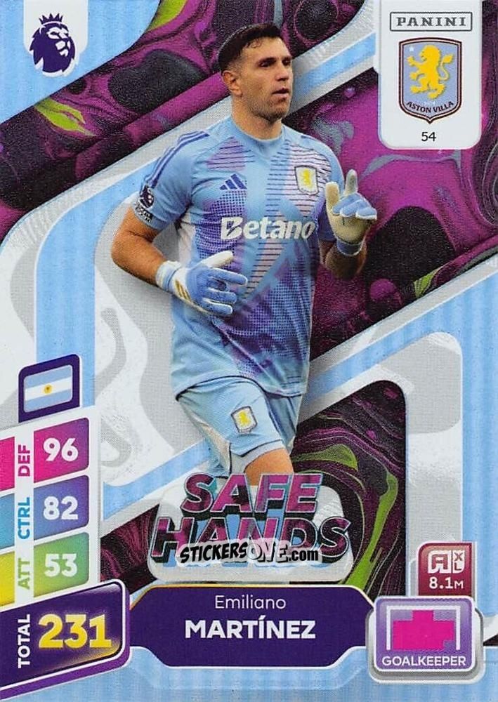 Cromo Emiliano Martínez - English Premier League 2024-2025. Adrenalyn XL Plus
 n. 54 - Panini